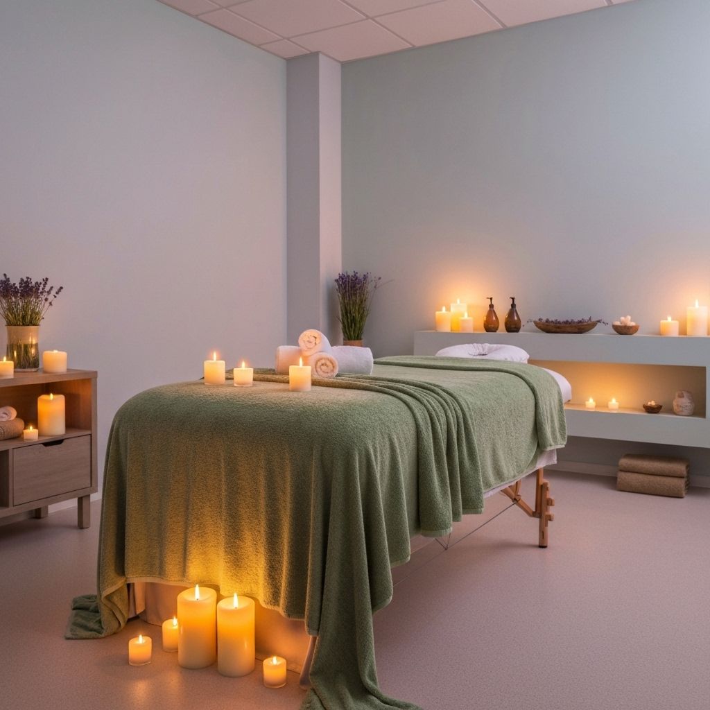 Relaxing therapy room